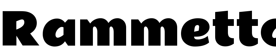 Rammetto One Regular Font Download Free